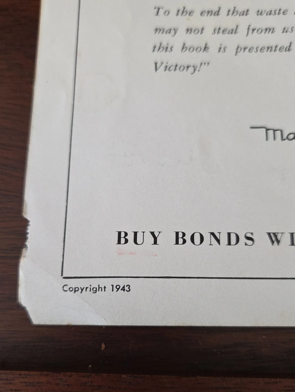 1943 Wartime Handbook - Make It Do Until Victory  Pulbication From Louisville Ky